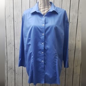 Van Heusen Women's Three-Quarter Sleeve Shirt, 20-22(2XL)